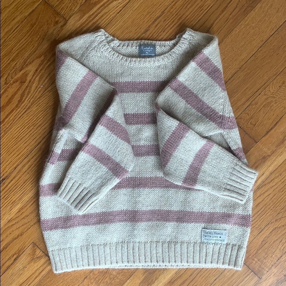 Tocoto *vintage* Striped Girl’s Sweater